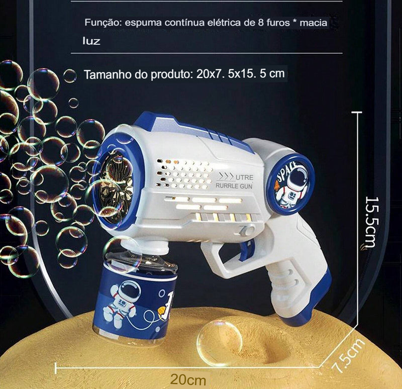Maquina Lança Bolhas de Sabão Galaxy Bubble Brinquedo